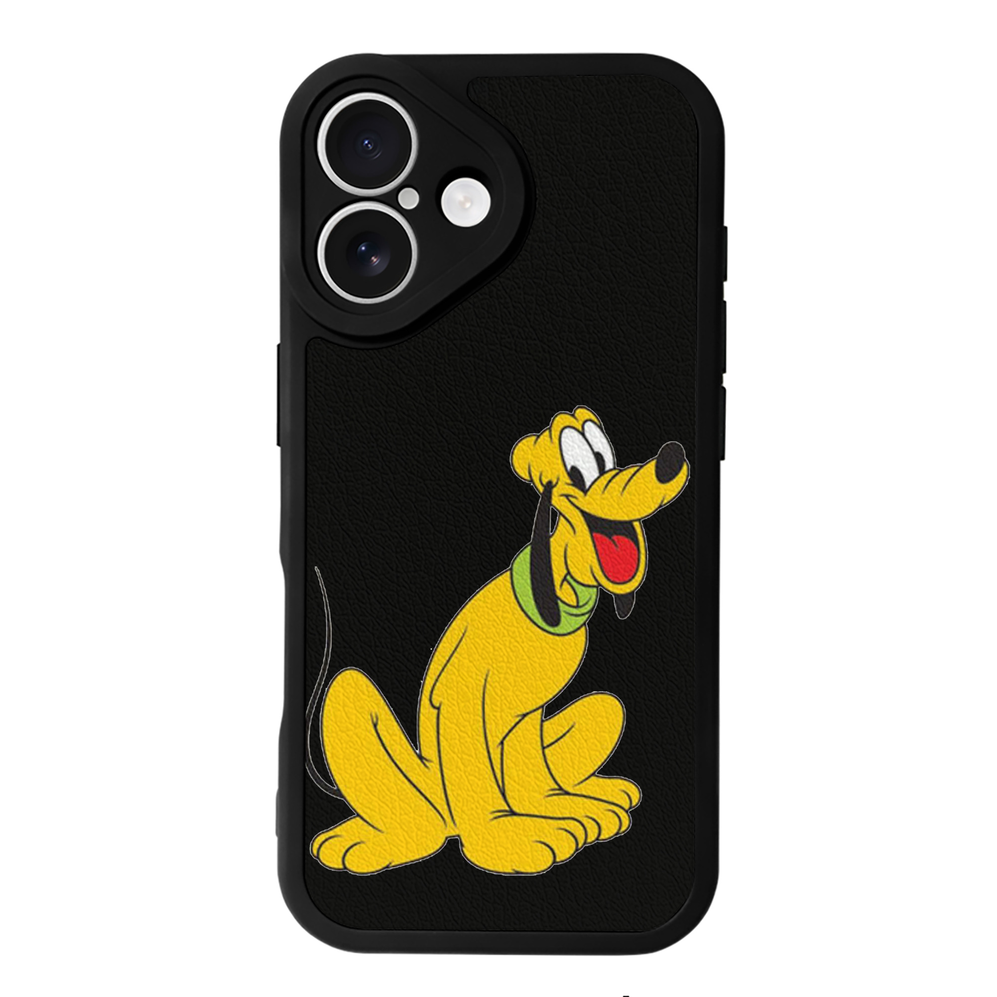 （画像用） ミッキーマウス Mickey Mouse 【iPhone 16シリーズ対応】シリコンスマホケース（レザー調） 材質：シリコン